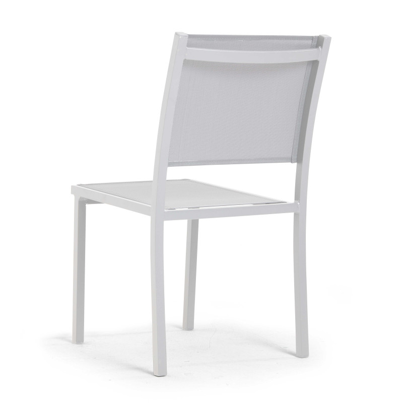 Chaises de jardin en aluminium et textilène - Lot de 2 (4/7)