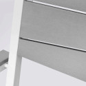 Fauteuil de jardin en aluminium et polywood (4/11)