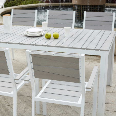 Fauteuil de jardin en aluminium et polywood (8/11)