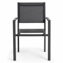 Chaise de jardin avec accoudoirs en aluminium et textilène (1/7)