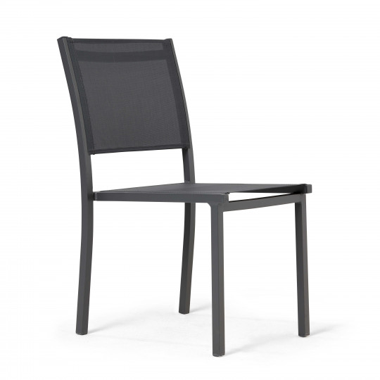Chaise de jardin en aluminium et textilène (1/6)