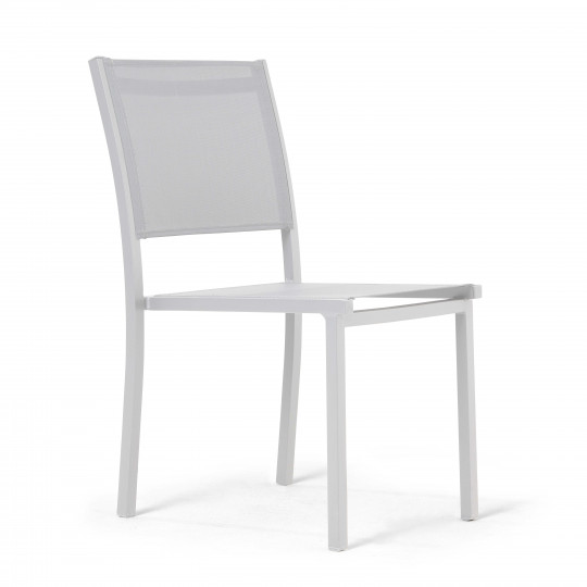 Chaise de jardin en aluminium et textilène (1/7)