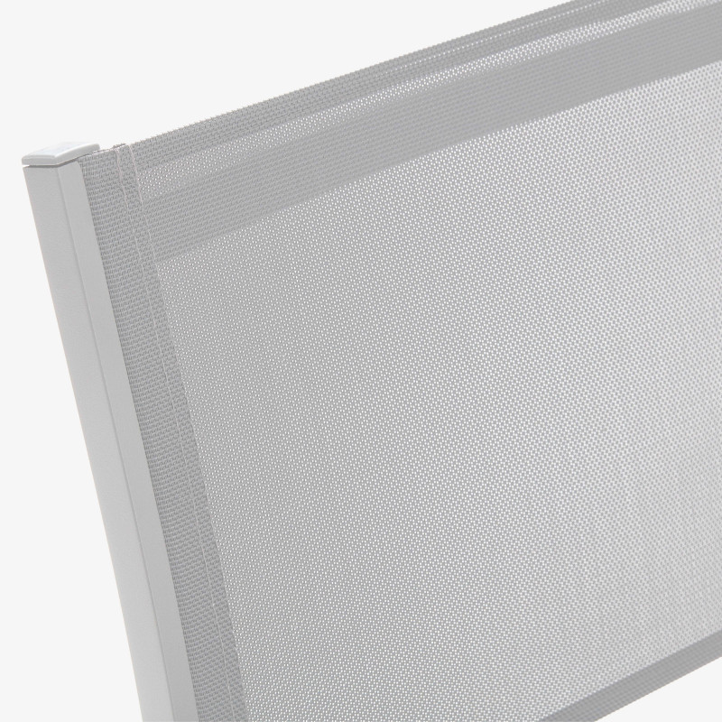 Chaise de jardin en aluminium et textilène (6/7)