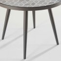 Table basse ronde motif PALM
