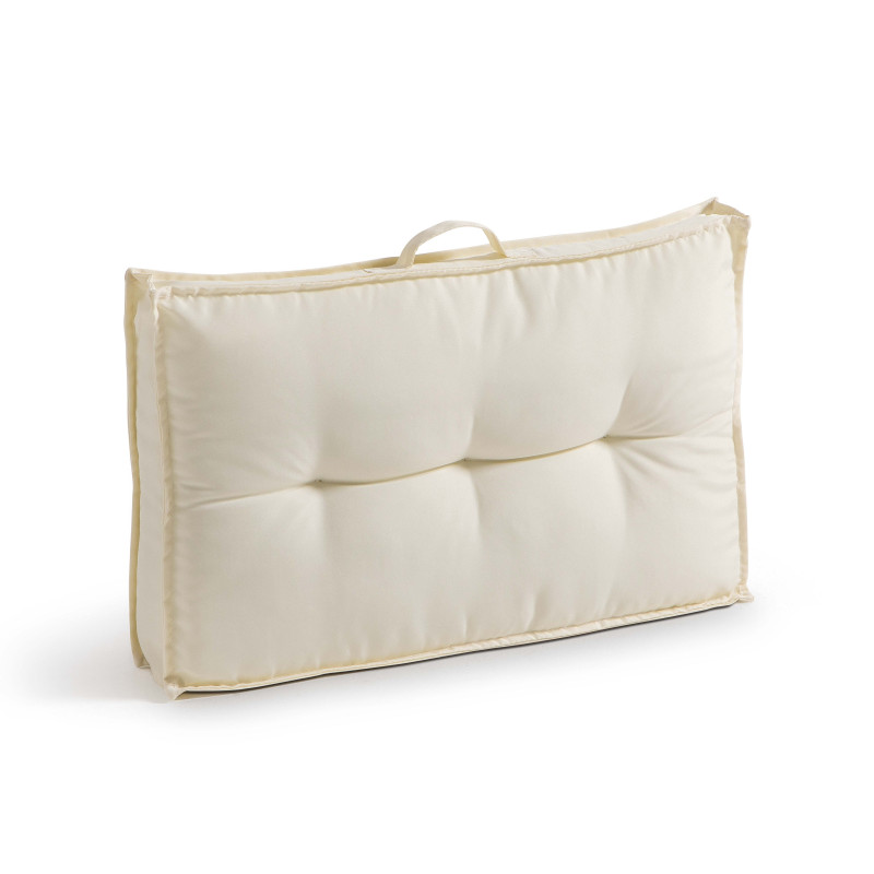 Coussin dossier matelassé (60 x 40 cm)
