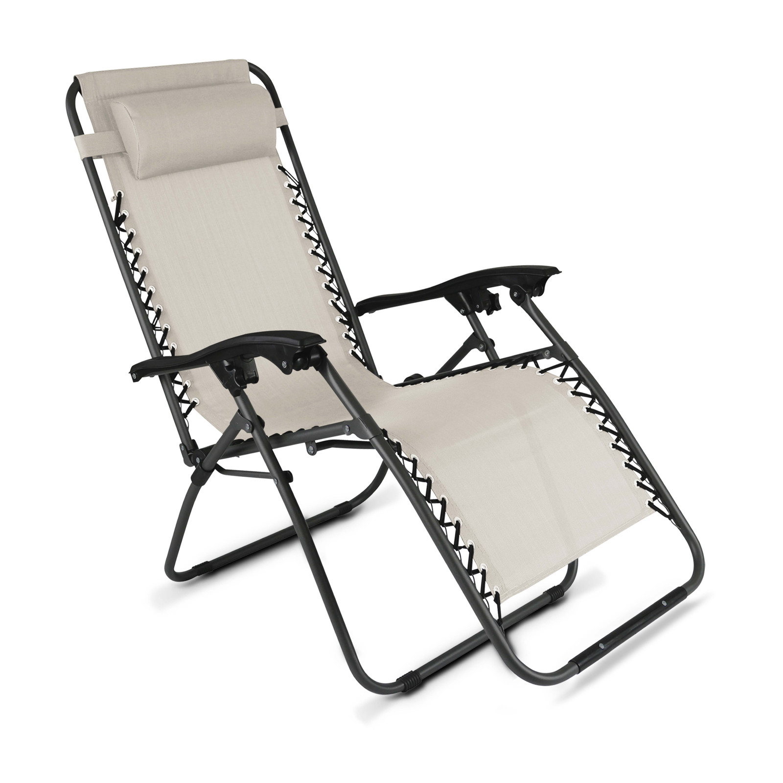 Lot de 2 fauteuils lounge pliant