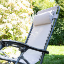 Lot de 2 fauteuils lounge pliant