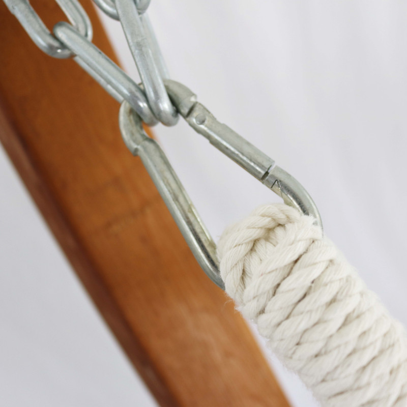 Hamac sur pied en bois