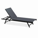 Lot de 2 bains de soleil pliant