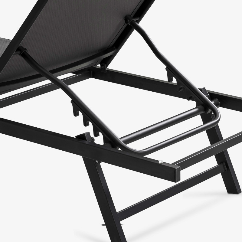 Lot de 2 bains de soleil pliant (4/7)