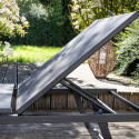 Lot de 2 bains de soleil pliant