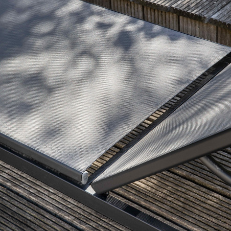 Lot de 2 bains de soleil pliant