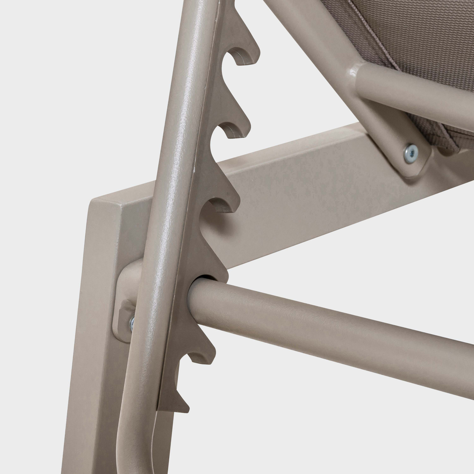 Lot de 2 bains de soleil avec roues, inclinables 5 positions