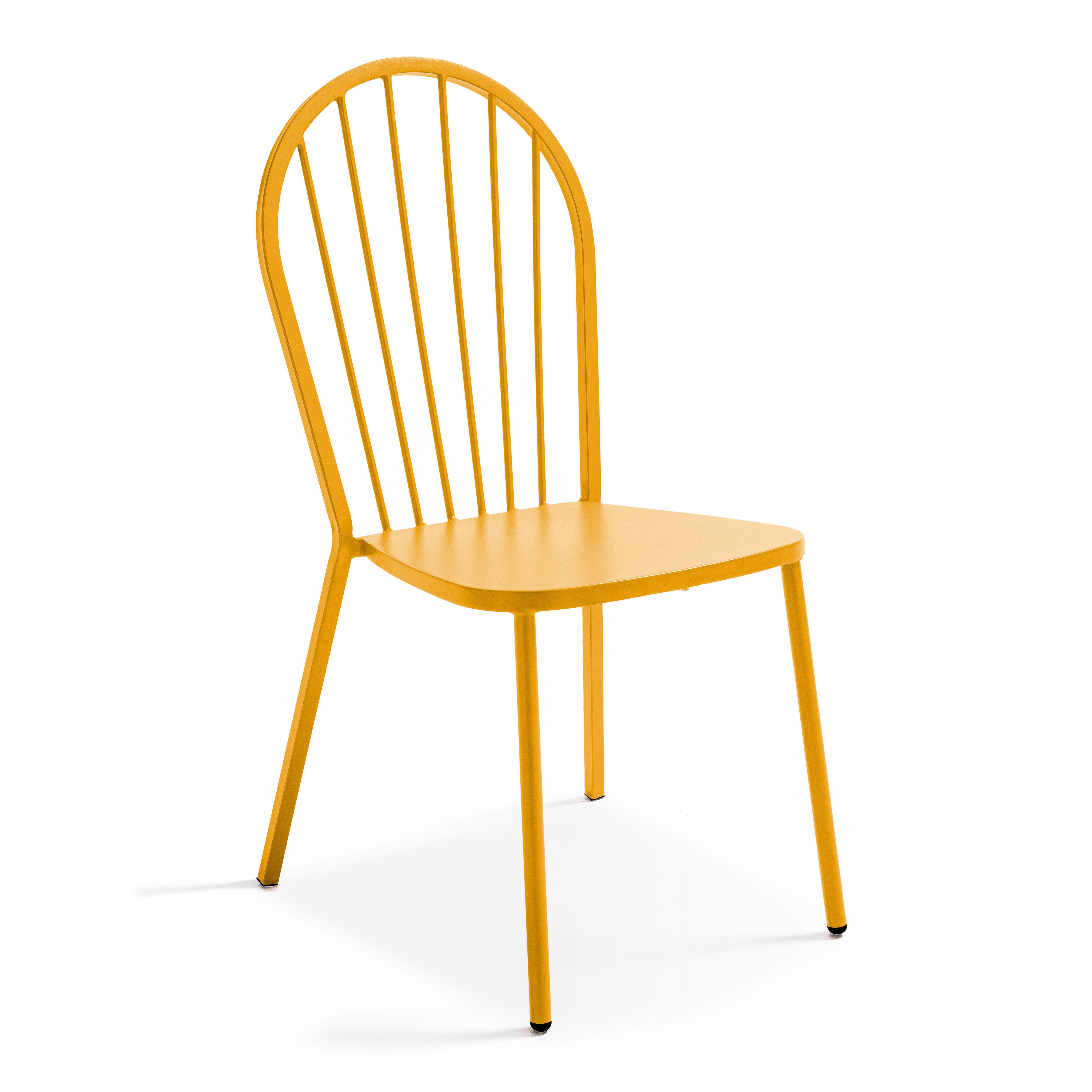 Chaise bistrot en métal