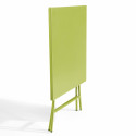 Ensemble table carrée et 2 chaises pliantes