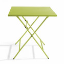 Ensemble table carrée et 2 chaises pliantes