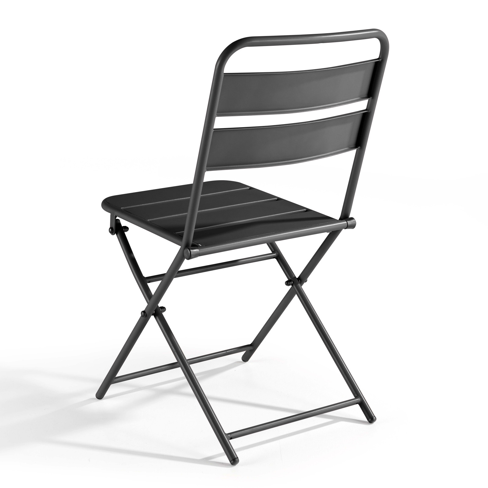 Ensemble table carrée et 2 chaises pliantes