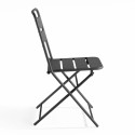 Ensemble table carrée et 2 chaises pliantes