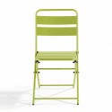 Ensemble table carrée et 2 chaises pliantes