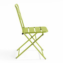 Ensemble table carrée et 2 chaises pliantes