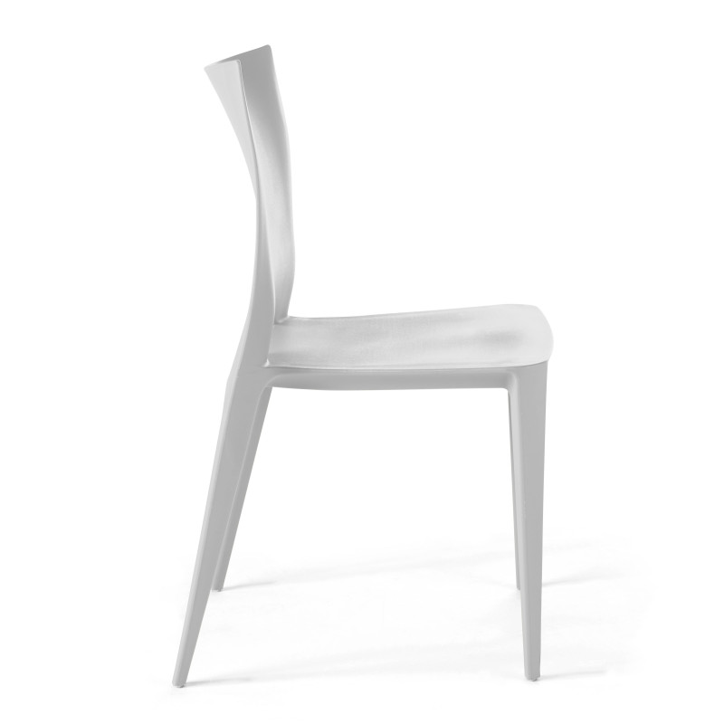 Chaises de jardin en plastique Lot de 4 (3/7)