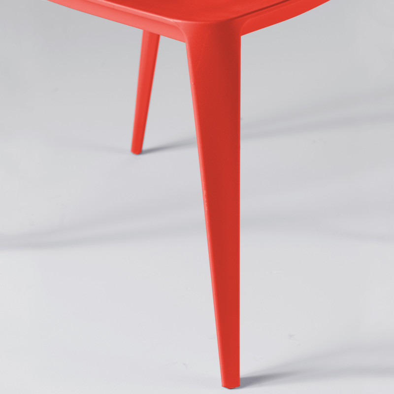 Chaises de jardin en plastique Lot de 4 (6/7)