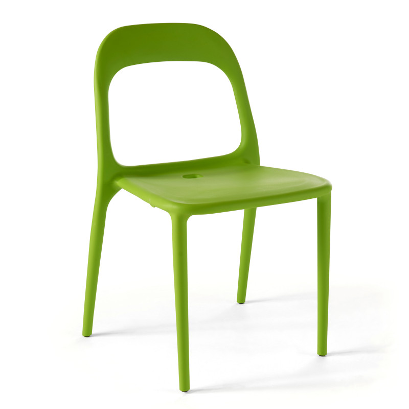 Chaise de jardin design en plastique