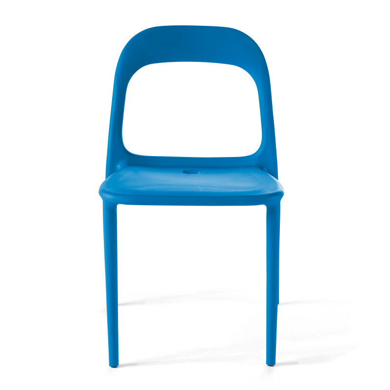 Chaise de jardin design en plastique
