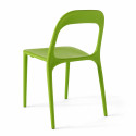 Chaise de jardin design en plastique