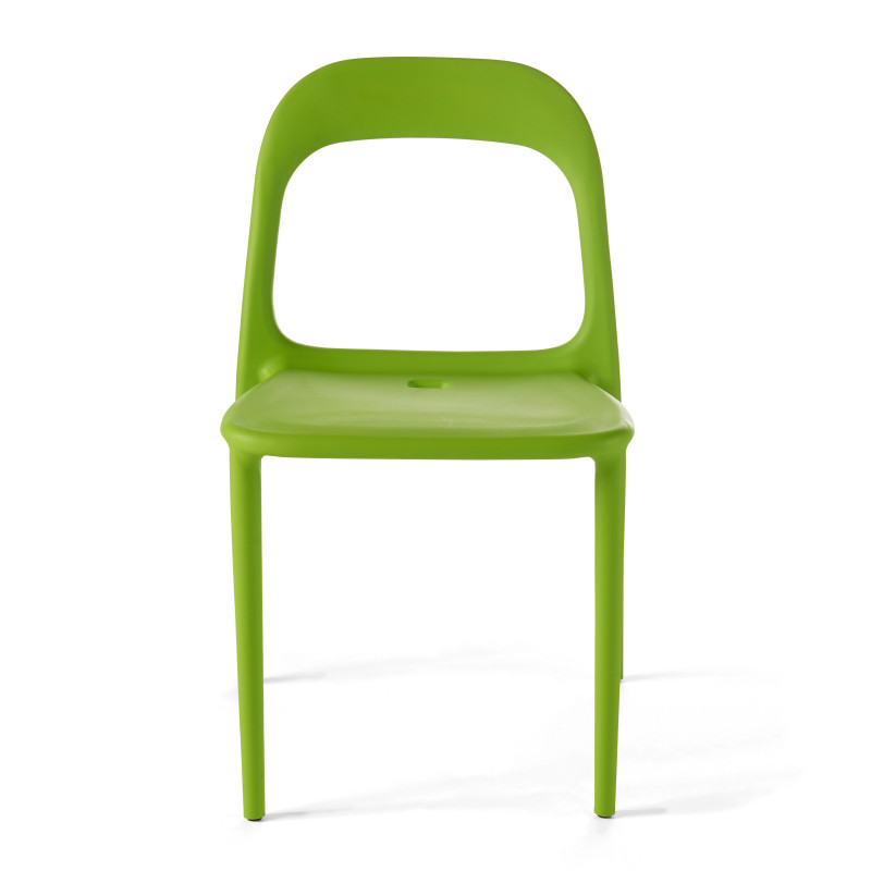 Chaise de jardin design en plastique
