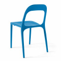 Chaise de jardin design en plastique