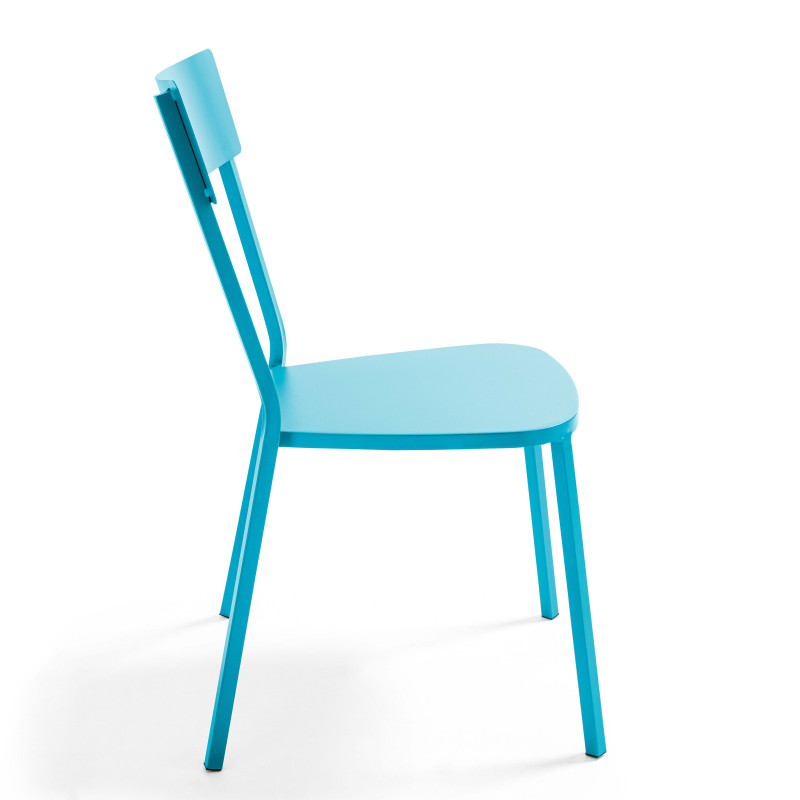 Chaise de jardin en métal bistrot (2/5)