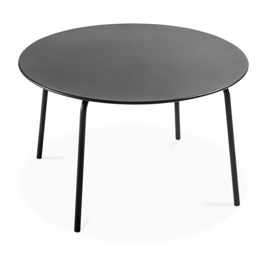Table de jardin ronde en métal