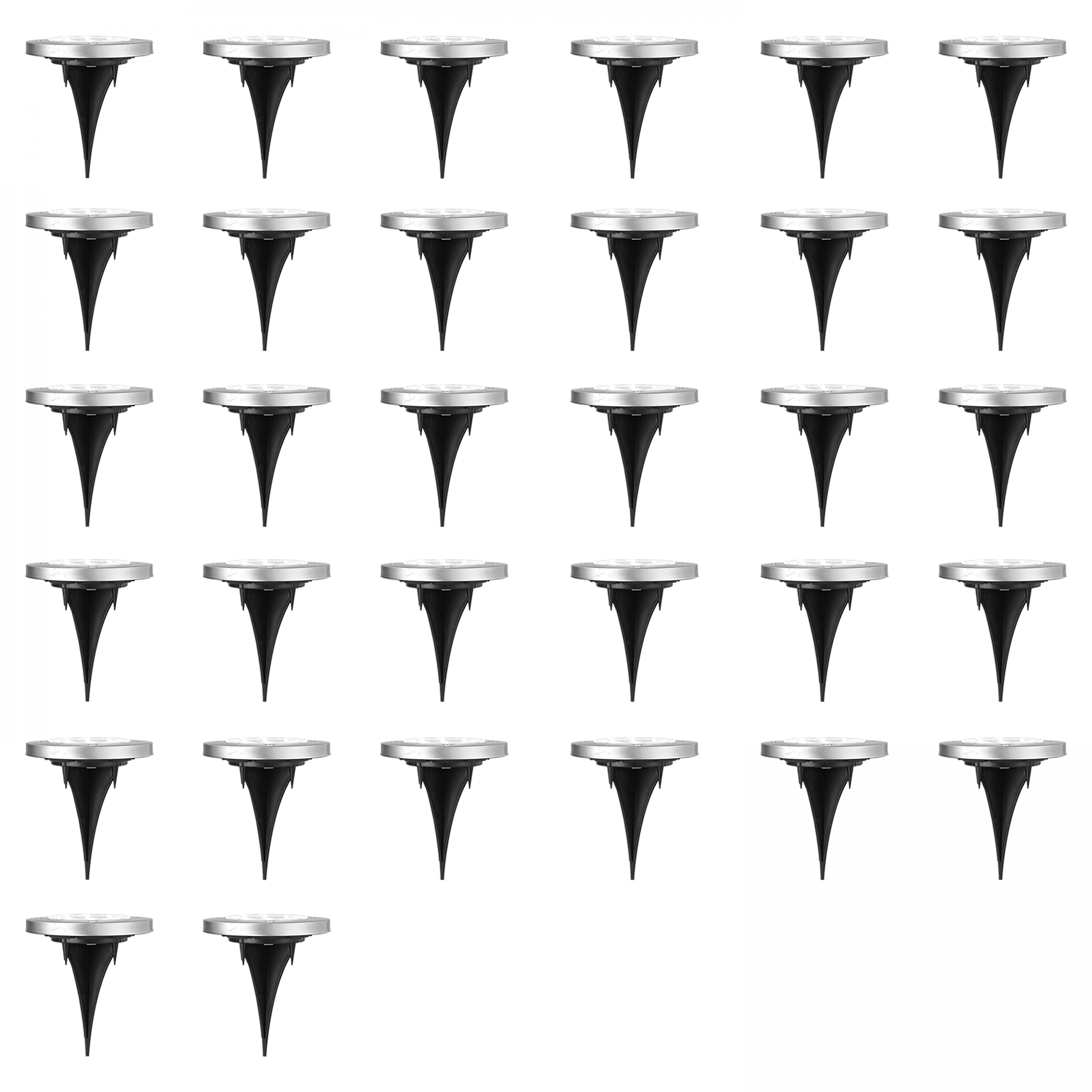 Lot de 8, 16, 24 ou 32 spots solaires à planter