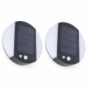 Applique murale solaire LED ronde avec détecteur de mouvement, à l'unité ou par lot