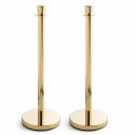 Poteaux de guidage or lot de 2