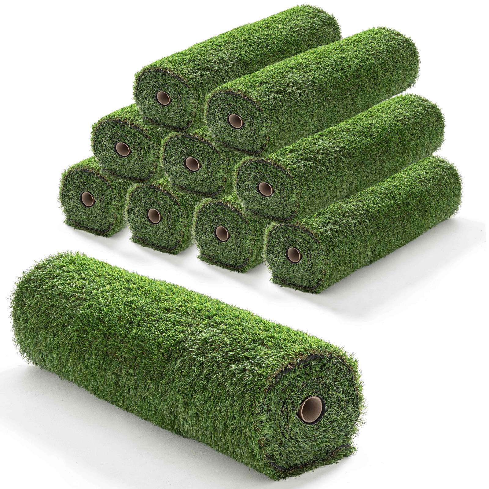 Lot de 10 rouleaux de gazon synthétique 30mm Lot de 10 rouleaux de gazon synthétique 30mm