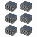 Lot dalles de terrasse clipsables en pierre noire (30 x 30 x 2,5 cm)
