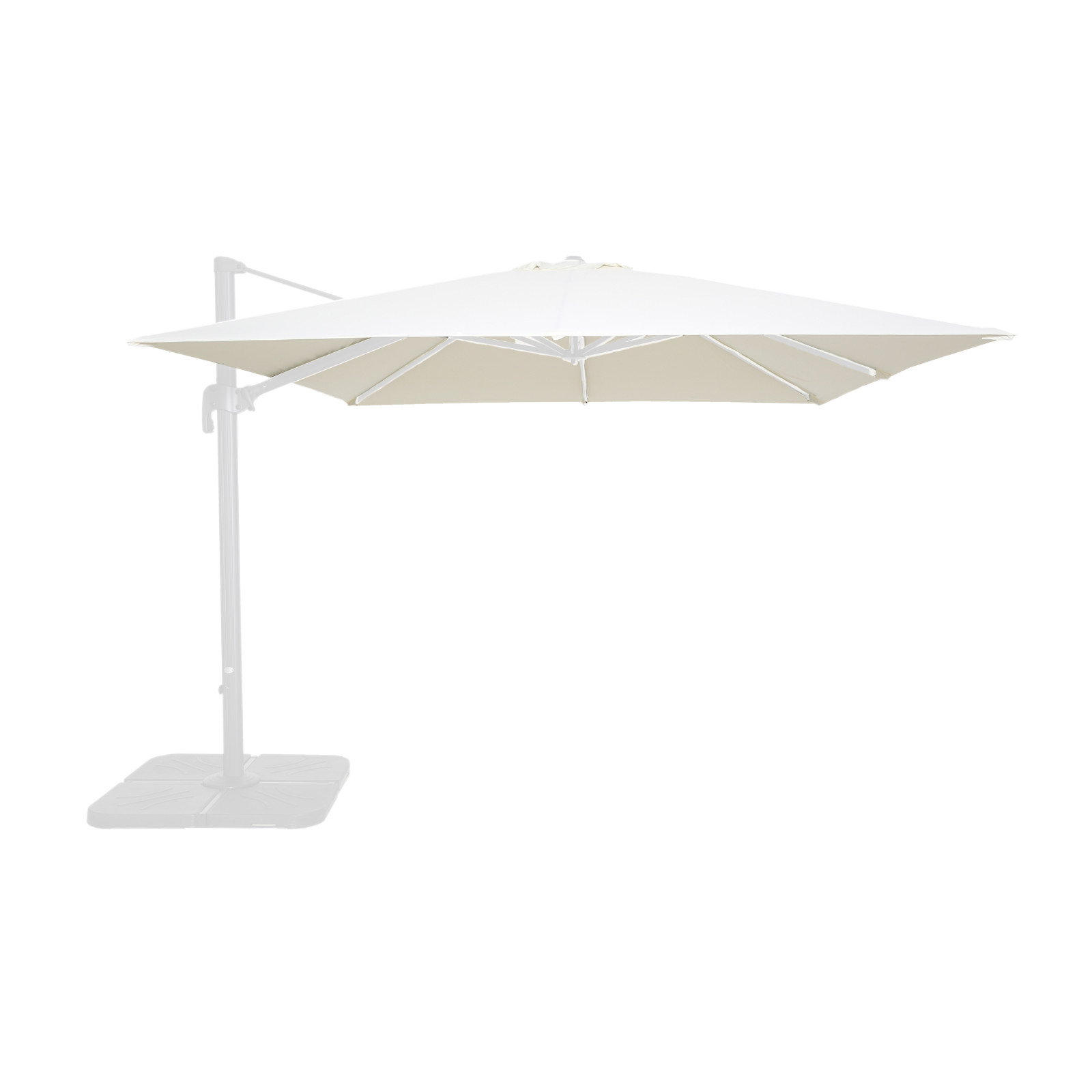 XXXXX Toile pour parasol 3x3m 240g/m2 - Malaga