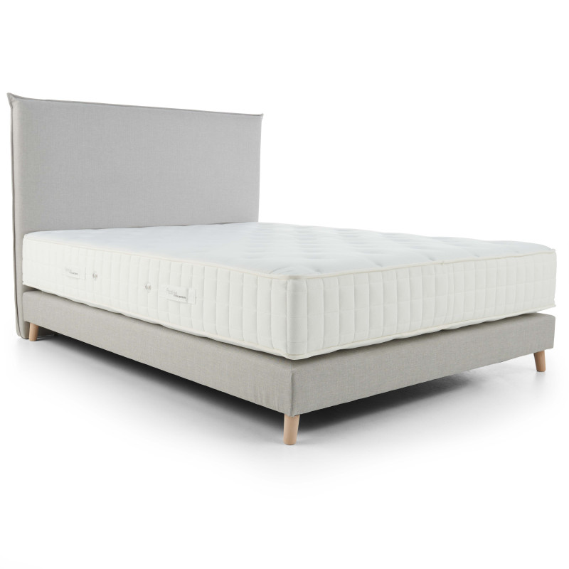 Pack Literie Premium :  Matelas Alur + ommier Revo + Tête de lit Maja