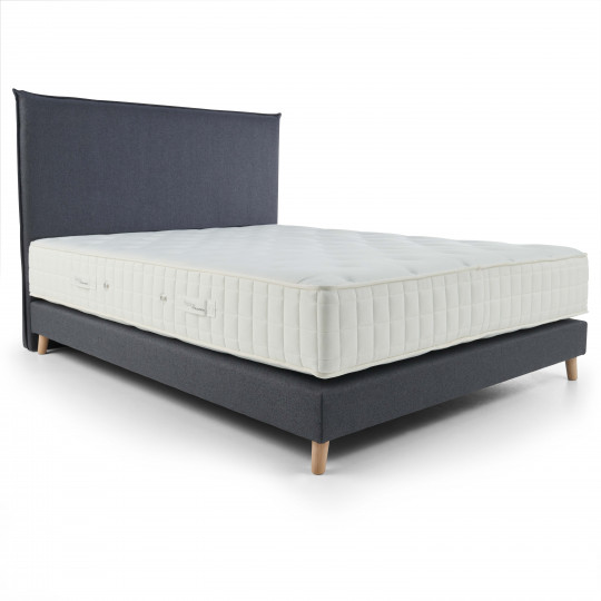 Pack Literie Premium : Matelas Alur + ommier Revo + Tête de lit Maja