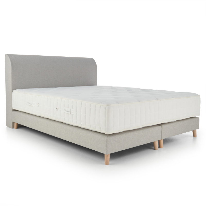Pack Prenium Alur matelas + sommier Revo + pieds Pye + Misha tête de lit