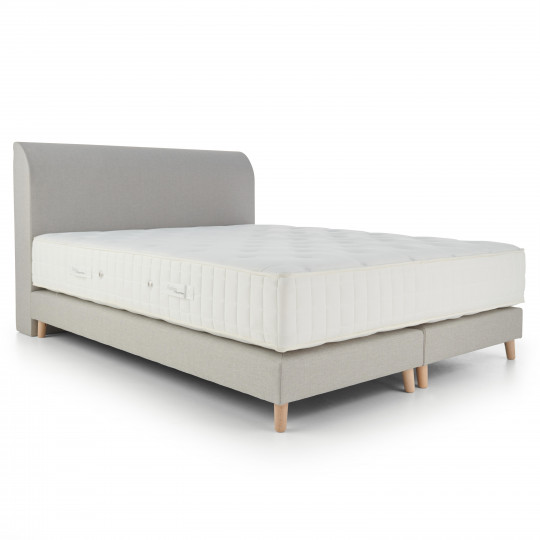 Pack Prenium Alur matelas + sommier Revo + pieds Pye + Misha tête de lit