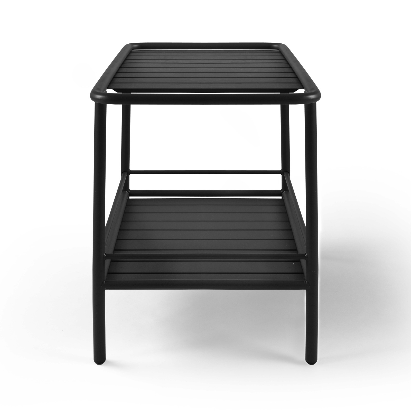 Desserte à roulettes en métal style industriel