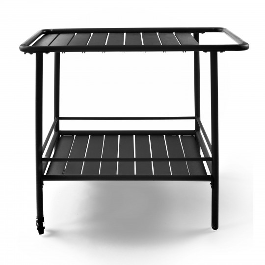 Desserte à roulettes en métal rectangulaire 82x45 cm | Oviala