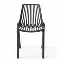 Lot de 4 chaises de jardin en plastique