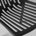 Lot de 4 chaises de jardin en plastique