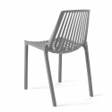 Lot de 4 chaises de jardin en plastique