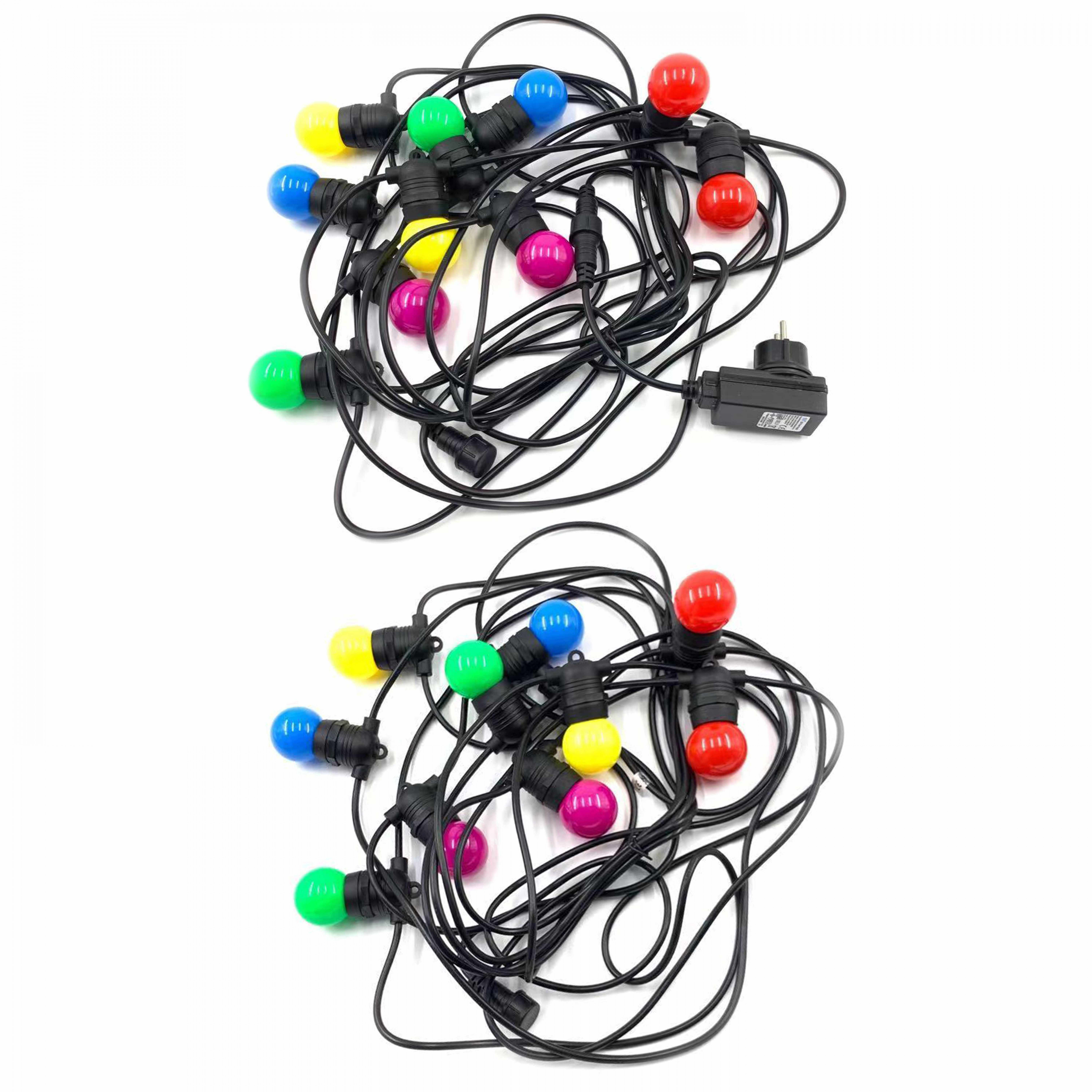 Ensemble guirlande + extension guinguette 10m