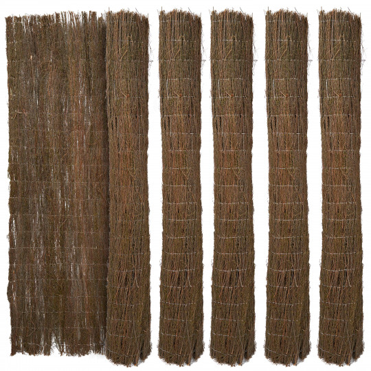 Lot de 3 ou 5 brandes de bruyère 800g/m², Hauteur 2m - Occultation élevée